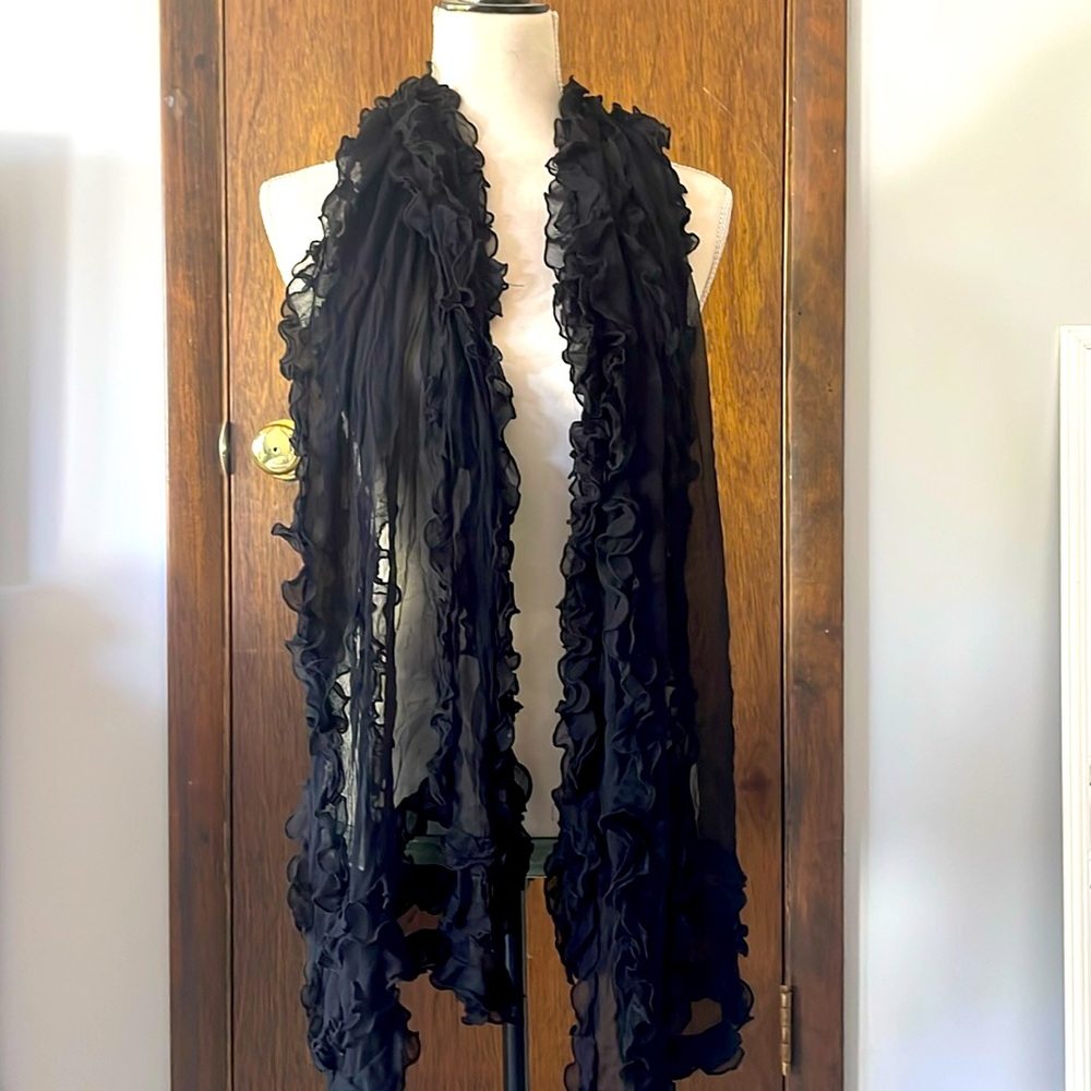 Black mermaid scarf
